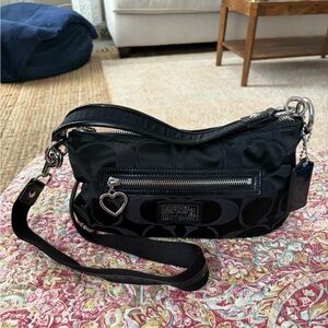 Coach black sleek Crossbody. Excellent condition.